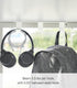 YAMAZAKI Home Tower Under Desk Hanger Hooks, Headphone Headset Bag Or Charger Storage Holder for Bedroom Or Office - Steel...