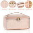 OCHEAL Rose Gold Makeup Bag,Travel Makeup Organizer Bag, Large Capacity Cosmetic Bags For Women Large Travel Toiletry Bag Girls Traveling With Bru...
