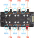 12V 4Pin PWM & 5V 3Pin ARGB with SATA 15Pin Power 2-in-1 Hub 6 Way Sync CPU Cooling Fan Addressable RGB Lighting PCB Splitter for Extended Motherb...