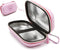 CASEMATIX Pink Compact Insulated Asthma Inhaler Travel Bag Case Compatible with Chamber Inhaler Spacer, Masks and More - Does Not Fit Spacers Long...
