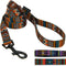 CollarDirect Aztec Dog Leash Nylon Tribal Pattern Cat Pet Leashes for Small Medium Large Dogs Puppy Lead 5 FT Long for Walking (Aztec Sunset, L, N...