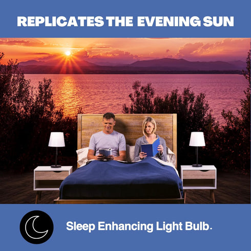 Low Blue Sleep Light Bulb - NorbSLEEP Low-Blue Light Bulb for Bedtime, Evening and Night, for Restful, Healthy Sleep for All Ages (Baby, Children,...