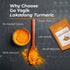 Go-Yogik Lakadong Turmeric Powder-5.3oz, High Curcumin -Lab Tested | Superfood | Traditionally grown, Direct from India....