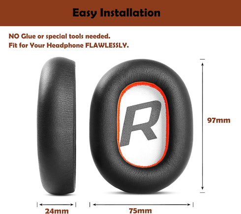 Supreme Comfort Headset Ear Cushions Replacement Ear Pads Headphone Earpads Compatible with Plantronics Voyager 8200 UC/Backbeat Pro2 Stereo Bluet...