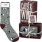 Primitives by Kathy Set Gift Socks, Cats & Wine (105539)...