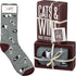 Primitives by Kathy Set Gift Socks, Cats & Wine (105539)...