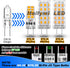 GY6.35 LED Bulb 2W Equivalent 20W Halogen Bulb 2700K Warm White AC/DC 12-24 Volt G6.35/GY6.35 Bi-Pin JC Type Bulb for Landscape Chandelier Under C...