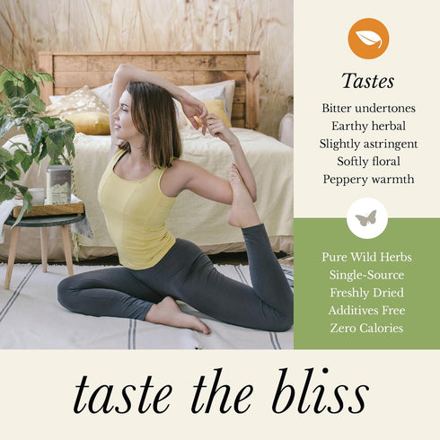 Wild Bliss Organic Yarrow Tea - Caffeine Free Loose Leaf Herbal Tea - Pharmacopoeia Potency - 1.76 Ounces - 25 Servings...