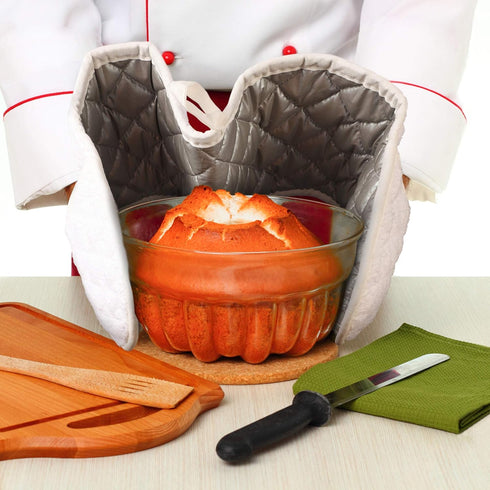 ARCLIBER 36"x7.5" Double Oven Mitt Heat Resistant Potholder Double Oven Glove for Handling Hot Pots Extra Long for Kitchen Cooking Baking...
