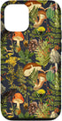 iPhone 12/12 Pro Mushroom woodland scene elderberries fungi nature shrooms Case...