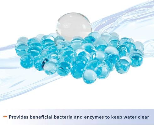 Aqueon Pure Betta Beads, Blue...