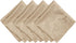 Elrene Home Fashions Caiden Elegance Damask Fabric Napkins (Set of 4), 17" x 17", Taupe 4 Count...