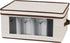 Household Essentials Stemware Storage Box, Windowed Storage with Lid, 12 Storage Compartments, Double Handles, Perfect for Storing Special Occasio...