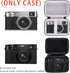 JINMEI Hard EVA Carrying Case Compatible with Fujifilm X100V/ X100F/X100S Digital Camera case (grey)...
