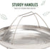 Goodful All-In-One Pan Steamer Basket, Premium Stainless Steel Construction, Dishwasher Safe, Perfect for Steaming Vegetables, Full Handle for Eas...