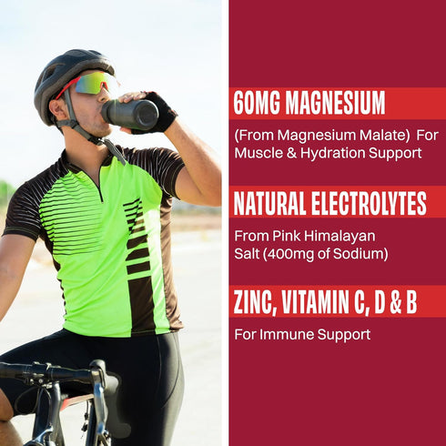 Hydration Replenisher Electrolyte Replacement Stick Packets | Essential Rapid Hydration & Vitamins | Sodium, Potassium, Magnesium, Vitamins B, C, ...
