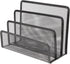 Operitacx for Metal Letter Magazine Home Tray Folder Slots Filing Envelope Black Desk Holder Paper Document Desktop Mail Countertop Organizer Cell...