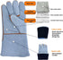 Welding Gloves 16 Inches, 932? Heat Fire Resistant Leather Welding Gloves for Tig/Mig/Stick, Mitts for BBQ/Oven/Grill/Fireplace/Furnace/Stove/Anim...