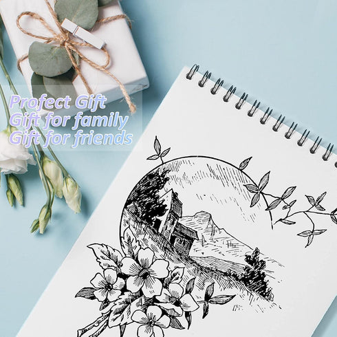 AKARUED Paint Pen, 8 Pack 0.7mm Water Based - Extra Fine Point Black Marking Pen for Metal, Wood, Paper, Plastic, Ceramic, Stone, Rock, Glass, Mug...