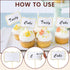 56 PCS White Cheese Markers Cake Topper Toothpick Cupcake Toppers for Charcuterie Board Buffet Labels Blank Toothpick Flags Appetizer Signs Cupcak...