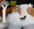 Mini-Rake V-Shape Double Row Rotating Teeth Demats and Grooms Dogs and Cats (Long Tooth Mini-Rake)...