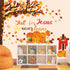 124 Pcs Fall Tree Classroom Bulletin Decor Fall for Jesus He Never Leaves Bulletin Board Set Autumn Maple Leaves Pumpkin Harvest Cutout for Thanks...
