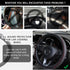Leather Steering Wheel Cover,Anti Slip Car Steering Wheel Cover for Car Decorations & Steering Wheel Protections,Universal 15Inch Wheel Cover Car ...