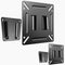 2 Pack Monitor Wall Mount for 14”-27” TVs LED LCD Flat Screen, Small TV Mount for Computer Monitors, RV TV Mount Camper Fixed Low Profile with 100...