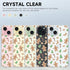 Christmas Clear Phone Case for iPhone 15, Gingerbread Man Pattern Case Cover Soft TPU Protective Slim Shockproof Cover Boys Girls Phone Case for i...