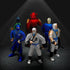 HAPTIME Ninja Action Figures, 6 Pack Ninja Figure Toys for Boys, 3.5-Inch Ninja Warriors with Weapon Accessories, for Kids Ages 3+, Cake Topper...