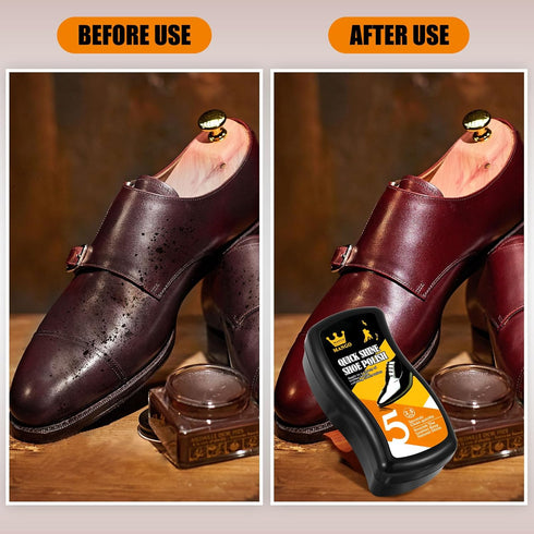 Loopeer 6 Pcs Shoe Shine Sponge Shine Sponge Neutral for Shoes Leather Boot Shoe Polish Sponge for Boots Bags Cleaning for Leather Footwear Shoe A...