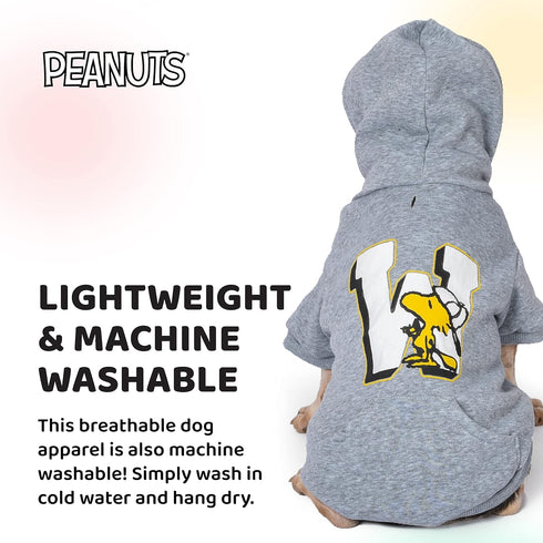 Woodstock Collegiate Dog Hoodie Dog Sweater, Large | Soft and Comfortable Dog Apparel Dog Clothing Dog Shirt | Peanuts Woodstock Large Dog Sweater...
