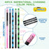 40 Pcs Motivational Pencils Back to School Pencils Color Changing Mood Pencil Inspirational Pencil Cute Pencil Personalized Pencil with Saying Hea...