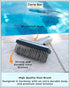 HEAVY DUTY POOL BRUSH | 5-Inch Pool Wire Brush for Cleaning Dirt & Rust | Durable Premium Stainless Steel Bristles | Aluminum Handle | Suitable fo...