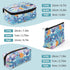 MRSP 3 sets makeup bag+Double Sided Cosmetic Mirror travel small cosmetic case portable with multifunctional waterproof Organizer bag for women St...