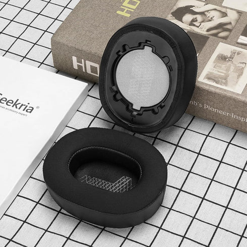 Geekria Sport Cooling-Gel Replacement Ear Pads for JBL Live 500BT Headphones Ear Cushions, Headset Earpads, Ear Cups Cover Repair Parts (Black)...