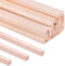 30 Pieces Balsa Wood Sticks 1/2 x 1/2 x 12 Inch Wood Strips Balsa Square Wooden Dowels Hardwood Unfinished Wood Sticks for Crafts DIY Projects Mod...