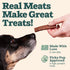 WOOF Super Strips, Protein-Rich Dog Treats, Beef Jerky for Dogs, Training Treats or Meal Booster, Made in The USA...