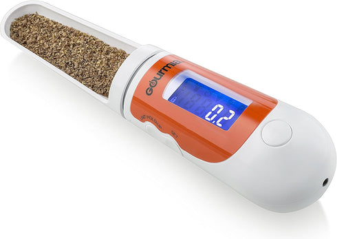Gourmia GKS9120 3-in-1 Spoon Scale with Cooking Thermometer Interchangeable Kitchen Tool with Mini Scale, Corded Temperature Probe & Cordless Temp...