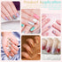 2 Pcs Nail Art Clean Up Brushes, Abeillo Round & Angled Nail Polish Brush for Cleaning Fingernails, Nail Painting Brushes for Nail Art Design & Po...