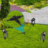 9.8FT Outdoor Extenstion Cord with 2 Core 2 pin Black Plastics IP65 T Shape Tee Connctor for Extend Outdoor Landscape Lights,UL...