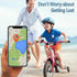 2 Pack Waterproof AirTag Holder for Kids Hidden, Anti-Removal GPS Tracker Case Compatible with Apple Airtag, Anti-Lost Silicone Protective Case wi...
