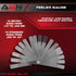 ABN Universal Standard SAE and Metric Offset Valve Feeler Gauge 16-Piece Blade Tool for Measuring Gap Width/Thickness...