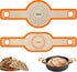 Sourdough Silicone Bread Sling -Oval and Round Non-Stick & Easy Clean Silicone Bread Mat for Dutch Oven. Reusable With Extra Long Handles Silicone...