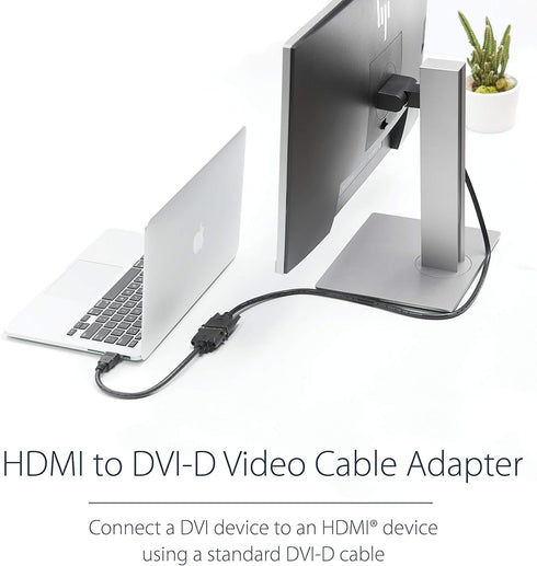 StarTech.com HDMI Male to DVI Female Adapter - 8in - 1080p DVI-D Gender Changer Cable (HDDVIMF8IN)...