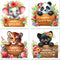 croshom 4 Pack Diamond Painting Kits for Adults, 5D Animals Diamond Art Kits for Beginner Cat Gem Art Full Drill gem art with Diamonds for Adults ...