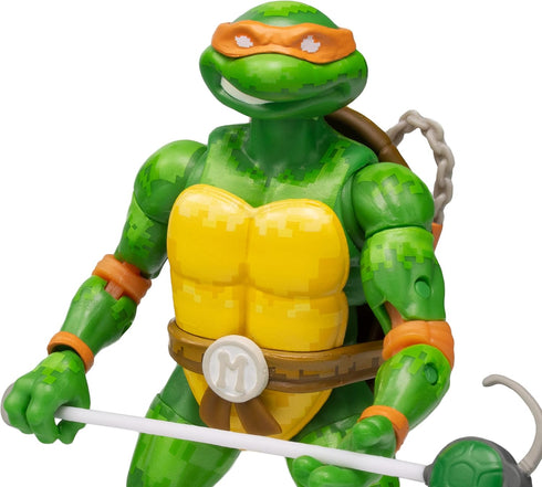 The Loyal Subjects Teenage Mutant Ninja Turtles 'Arcade Game' Michelangelo BST AXN 5-inch Action Figure...