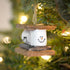 Smiling White Chocolate Brown S'mores Sandwich 2 Inch Resin Decorative Holiday Ornament...