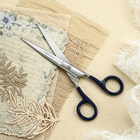 Sharp Precision Embroidery Scissors - 7" Professional Stainless Steel Pointed Tip Detail Thread Shears for Home Office Dressmakers Stitchwork Need...