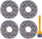 Vacuum Mop Replacement Pads for ECOVACS DEEBOT X1 OMNI Turbo T10 T20 Robot Vacuum Cleaners and X2 Omni Vacuum Cleaner?4 Pack?...